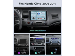 Car radio stereo for Honda Civic 2006-2011 — Car Infotainment System, TUKO