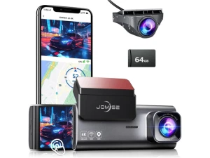 Front and Rear Dual Dash Camera, 4K+1080P — Dash Cam, JOMISE