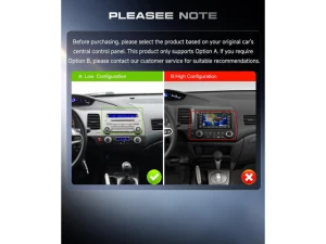 Wireless CarPlay Car Stereo for Honda Civic 2006–2011 — Car Infotainment System, TUKO
