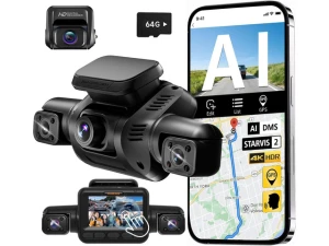 4-Channel 4K Dash Camera with 64G Card — Dash Cam, SOYE