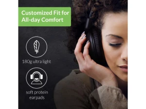 Bluetooth Headphones with Microphone — Wireless Earbuds, Avantree