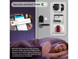 Fingerprint Digital Smart Lock, Silver — Smart Lock, SOYE