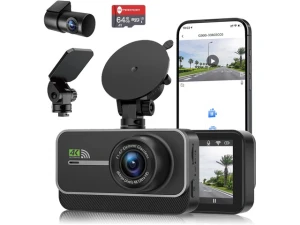 Front and Rear Dual Dash Camera — Dash Cam, SUNIVISION