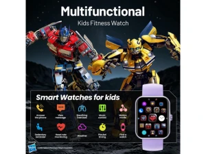 Kids Smartwatch, Purple, 1.83-inch HD Screen, IP68 — Kids Smart Watch, Generic Logic, Inc.
