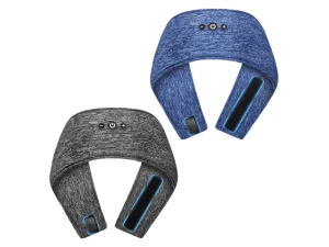 Bluetooth Sleeping-Headphone Headband, Blue & Gray, 2PCS — Wireless Earbuds, Generic Logic, Inc.