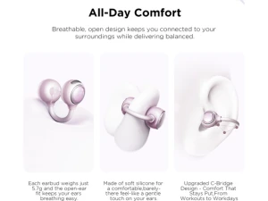 Clip-on open-ear earbuds — Wireless Earbuds, Generic Logic, Inc.