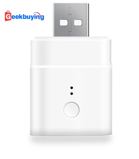 Micro USB Smart Adapter with Wireless App Control and Voice Assistant — USB, Sonoff