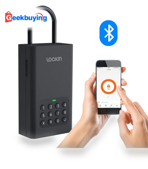 Smart Lockbox with Bluetooth & PIN Code Unlock — Lock Boxes, Lockin