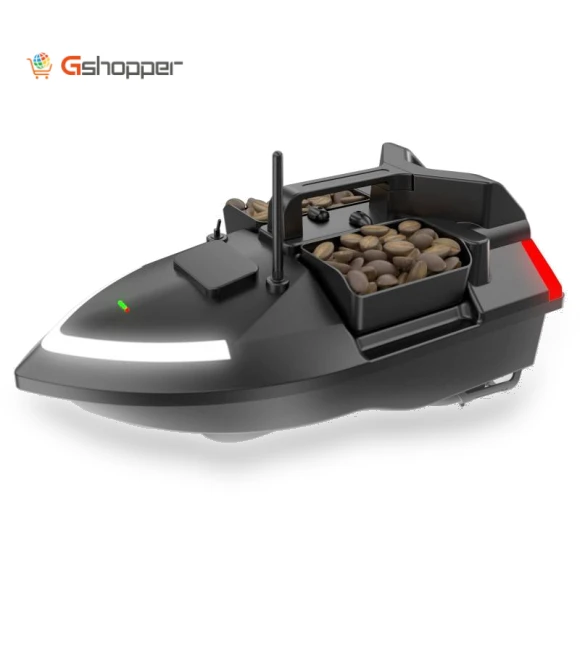 Intelligent 3 Hoppers Fixed-point Nesting RC Carp Fishing Bait Boat With Dual Motor — Fishfinders, Flytec