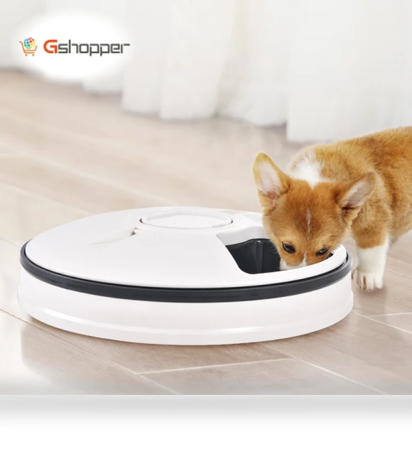 Six-hole Pet Smart Feeder Timed Quantitative Automatic Feeder — Feeders