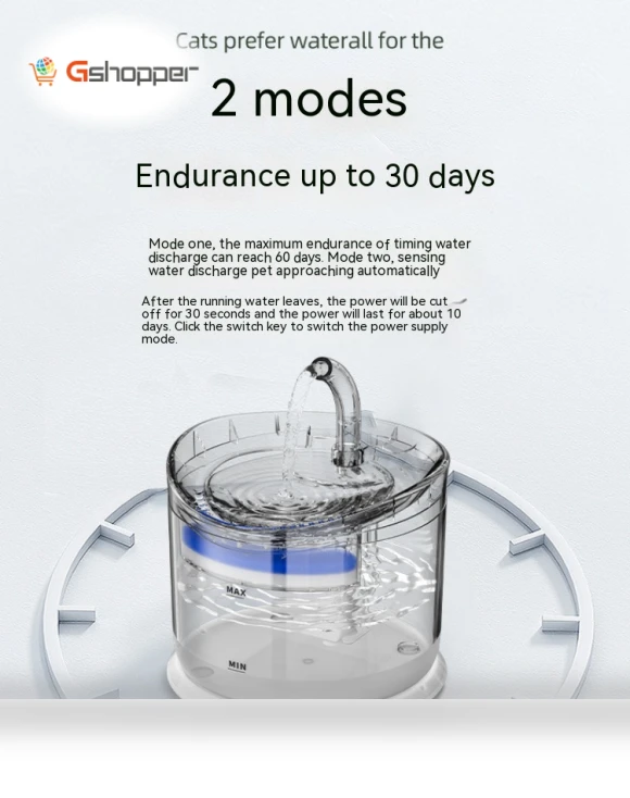 Wireless Charging Automatic Cat Water Dispenser with Filtration — Pet Hydration Solutions