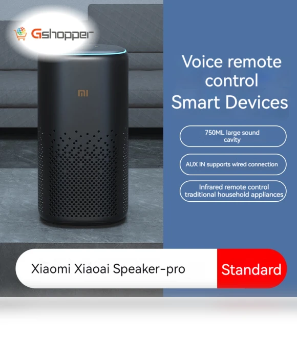 Portable Speaker with LED Digital Clock Display, WiFi, Music Player — Compact Audio Players, Xiaomi