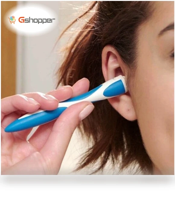 Smart Swab Ear Cleaner with 15 Replacement Parts — Syringes