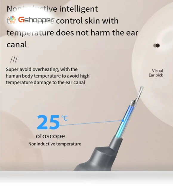 LED Electric Ear Cleaning Tool with Light — Syringes