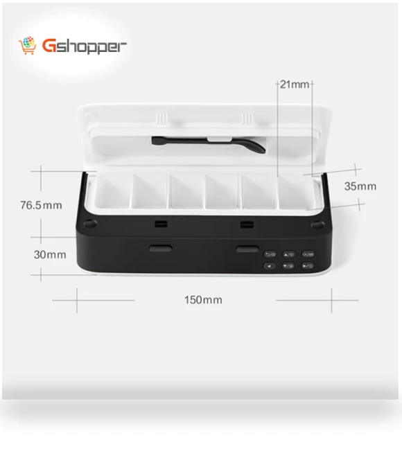 Intelligent Electronic Small Pill Box with Reminder — Medication Accessories