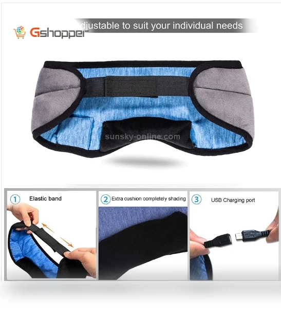 Smart Wireless Music Sleep Eye Mask with Bluetooth 5.0 — Wearable Accessories