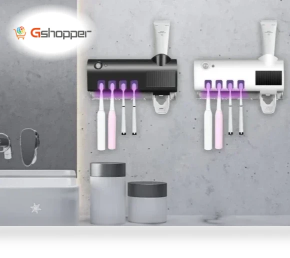 Smart UV Sterilizing Toothbrush Holder — Travel Toothbrush Holders