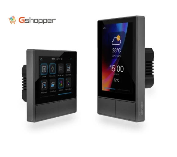 Smart Scene Wall Switch with Thermostat Display — Smart Home Hubs & Controllers, Sonoff