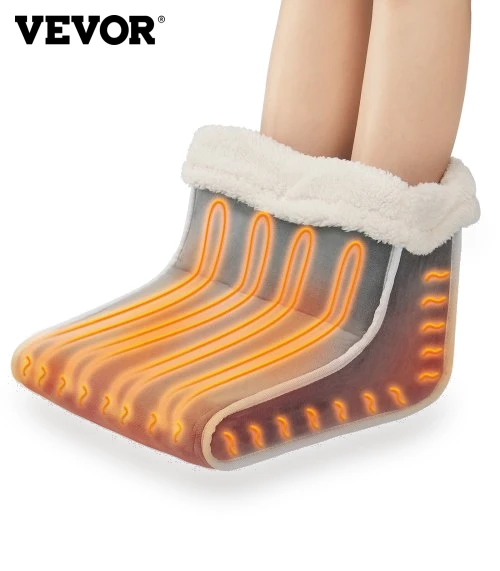 Electric Foot Warmer Slippers with Smart Timer — Beverage Warmers, VEVOR
