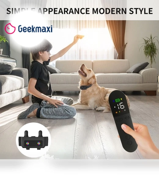 Intelligent Dog Training Device with Two-Color Light Design, Ultrasonic Dog Training, IPX7 Waterproof — Anti-Bark Training Devices, NONAME