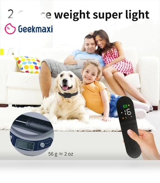 Intelligent Dog Training Device with Two-Color Light Design, Ultrasonic Dog Training, IPX7 Waterproof — Anti-Bark Training Devices, NONAME