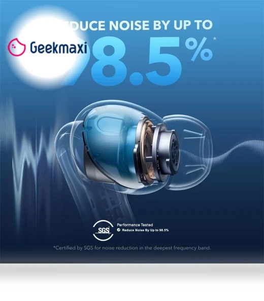 Soundcore Liberty 4 NC Earbuds TWS Headphones with Adaptive ANC 2.0 — In-Ear Headphones, Anker