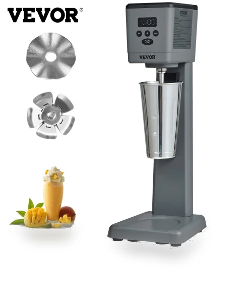 375W Electric Milkshake Maker with Stainless Steel Cup — Stand Blenders, VEVOR