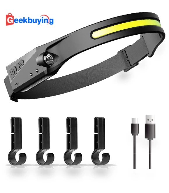 LED Headlamp with Wide Beam and Spotlight — Flashlights, Other