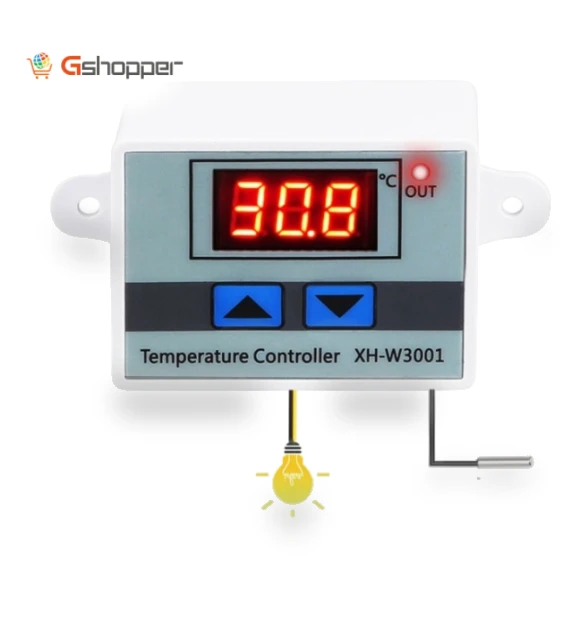 Digital LED Temperature Controller — Home Climate Control
