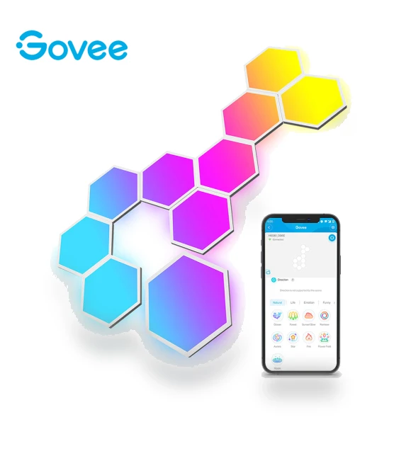 Glide Hexa Light Panels — Photography Lighting, Govee