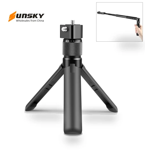 Rotary Handle Desktop Tripod Stand — Camera Supports, PULUZ