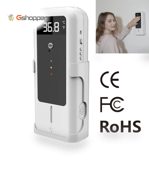 Infrared Thermometer with Automatic Sterilization Dispenser — Temperature Measurement Devices