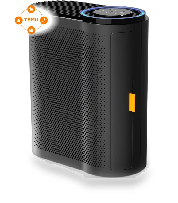 Large Room Air Purifier with Air Quality Sensors and Auto Function — Turntable Cartridges, AROEVE