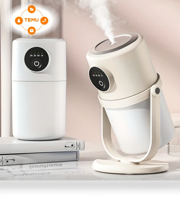Smart USB Humidifier with Aromatherapy and Night Light — Air Moisturizers