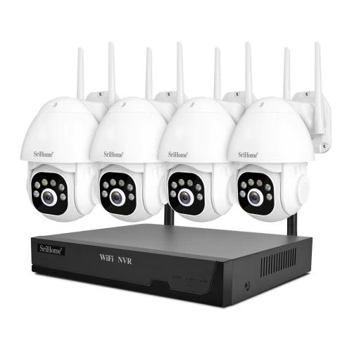 5MP 8CH HD NVR Wireless Cameras Set, SriHome