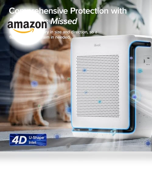 Smart WiFi Air Purifier for Large Rooms up to 1800 Ft² with HEPA Filter — Air Ionizers, LEVOIT