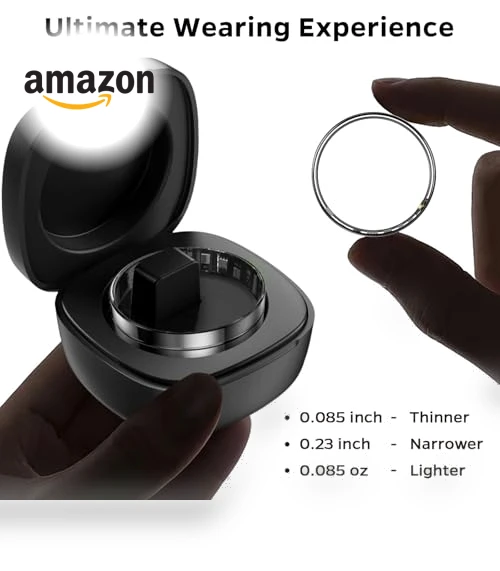 Smart Health Ring - Waterproof Fitness Tracker with Sleep Monitoring — Smart Rings, Emerhome