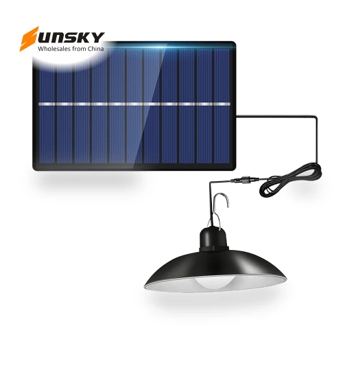 Waterproof Outdoor Solar LED Bulb Chandelier — Garden Illumination