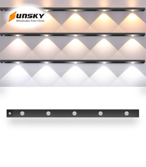 Smart LED Human Body Sensor Light Bar — Step Lights