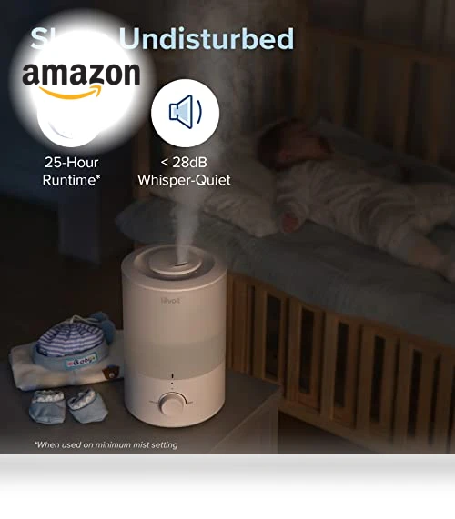 3L Cool Mist Humidifier with Essential Oil Diffuser — Air Moisturizers, LEVOIT