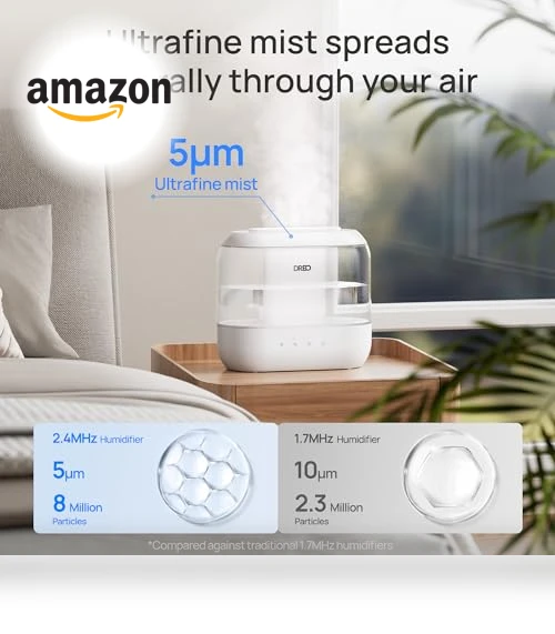 Top Fill 4L Supersized Cool Mist Humidifier — Air Moisturizers, Dreo