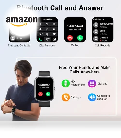 2025 HD 1.91" Smartwatch with Call Function, 112+ Sports Modes, Fitness Tracker — Smartwatches, uaue