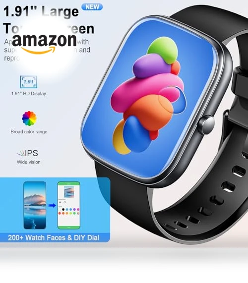 2025 HD 1.91" Smartwatch with Call Function, 112+ Sports Modes, Fitness Tracker — Smartwatches, uaue