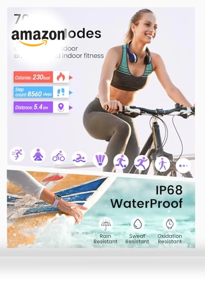 Smart Watch for Women with Heart Rate Monitor and Fitness Tracking — Smartwatches, Sanorum