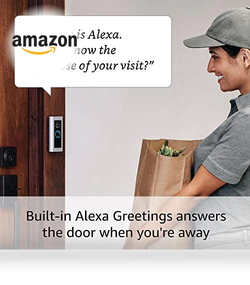Wired Video Doorbell Pro with HD+ Video and 3D Motion Detection — Smart Home Security, Ring