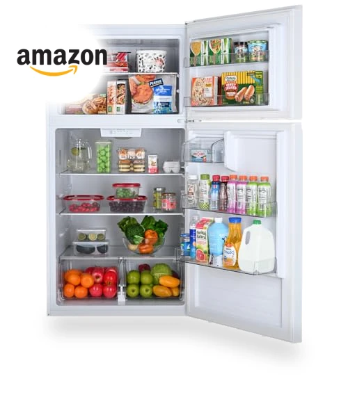 33 in. 20.5 cu. ft. Capacity Refrigerator/Freezer with Adjustable Glass Shelving — Cooling Solutions, Kenmore