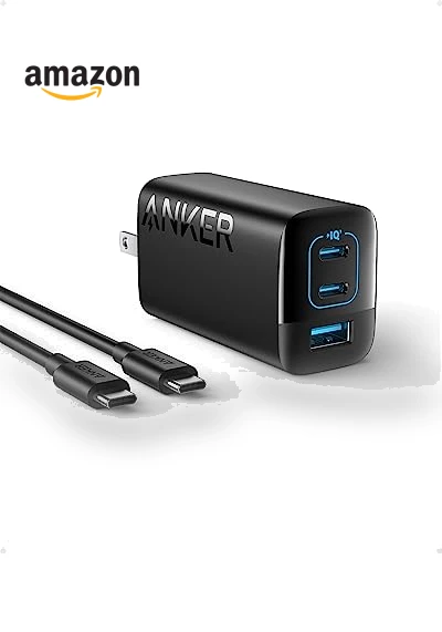 67W USB C Fast Charger with 3 Ports, Foldable Design — Charging Solutions, Anker