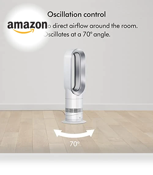 Jet Focus Heater and Fan, Bladeless, Remote Control — Ceiling Fans, Dyson