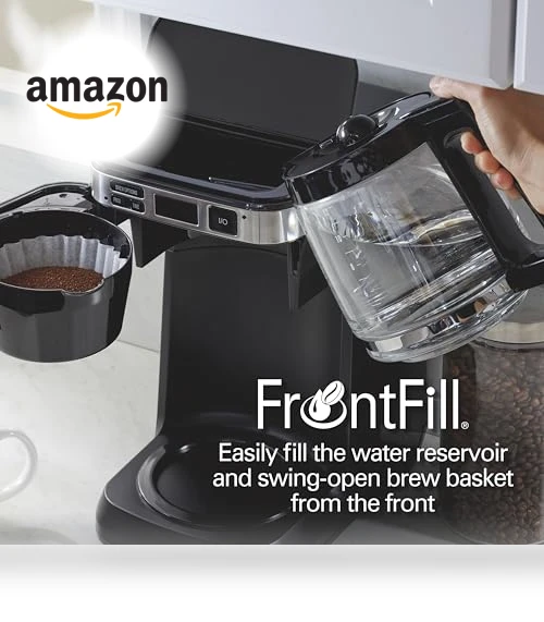 Programmable Drip Coffee Maker, 12 Cups, Front Access Easy Fill — Coffee Makers, Hamilton Beach