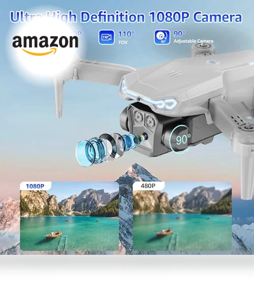 1080P HD Mini FPV Drone with Camera for Kids & Adults — Drones, X-shop